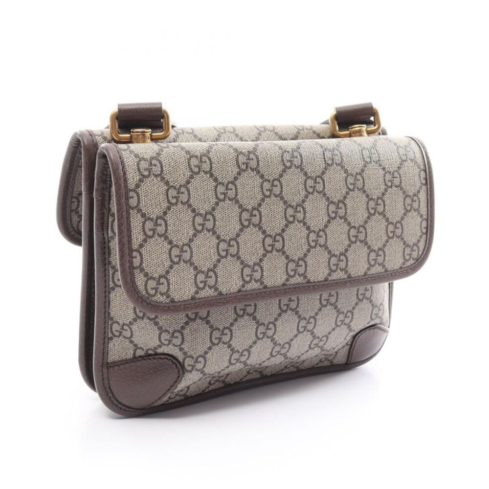 Gucci GG Supreme PVC Coated Canvas Shoulder Bag - Picture 2 of 7